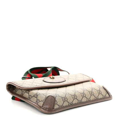 Gucci GG Supreme Monogram Neo Vintage Web Belt Bag Brown 4 of 9