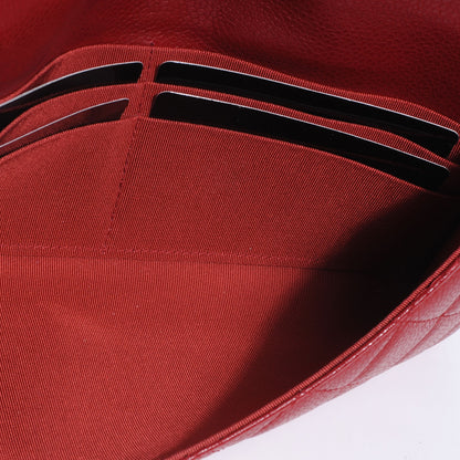 Chanel Caviar Quilted Travel Wallet Red 6 of 8