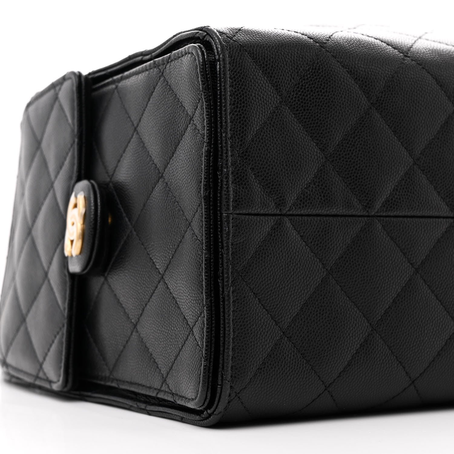 Chanel Caviar Quilted Medium Chanel 25 Handbag Black 11 of 12