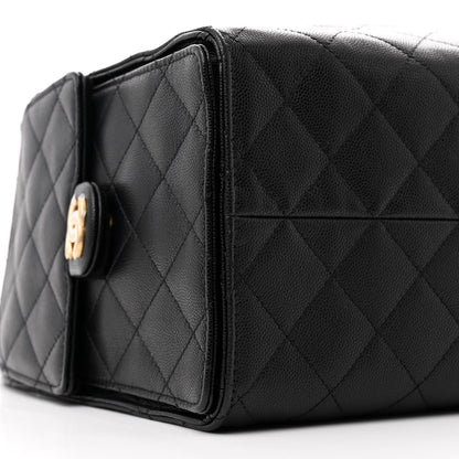 Chanel Caviar Quilted Medium Chanel 25 Handbag Black 11 of 12