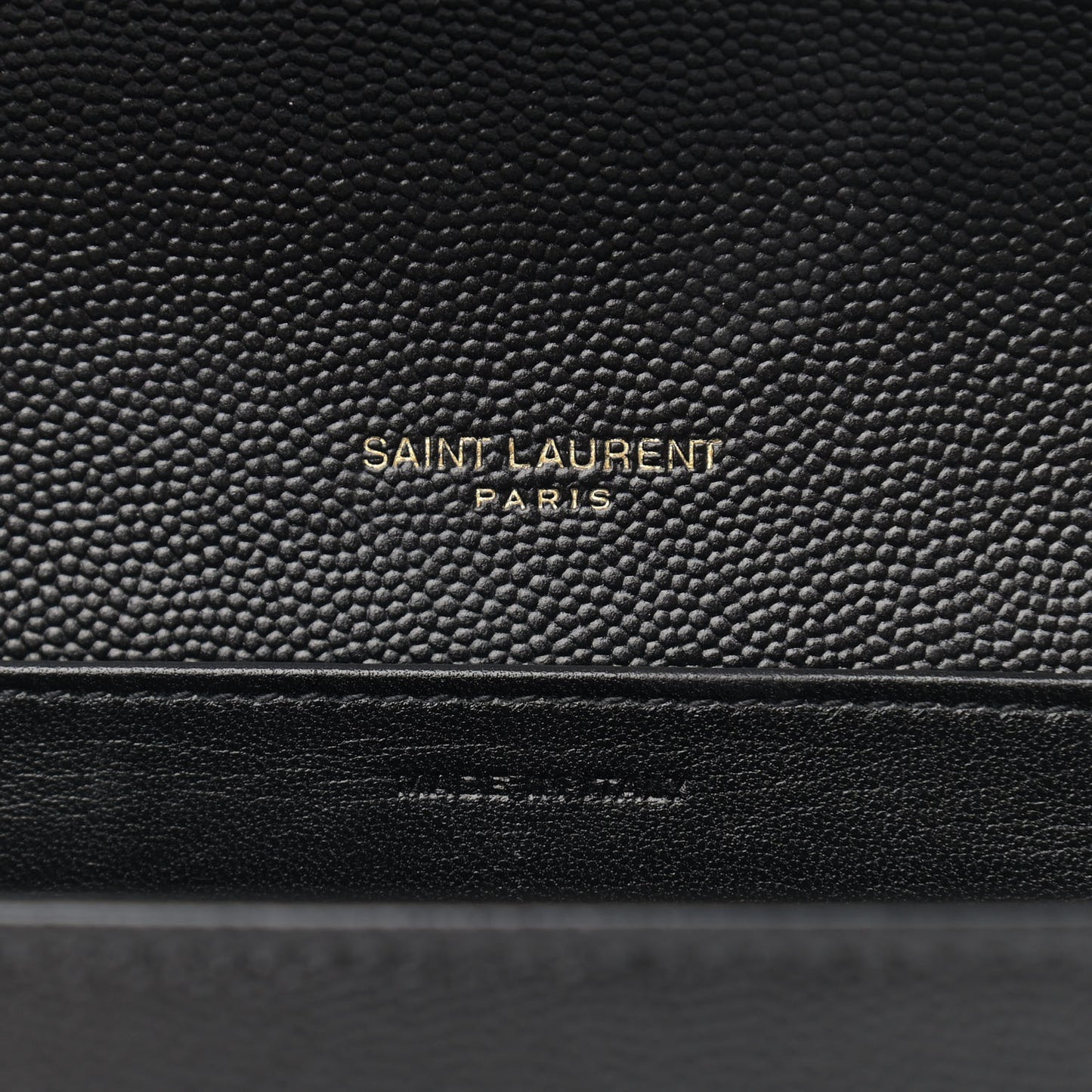 Grain De Poudre Monogram Cassandra Chain Wallet Dark Smog
