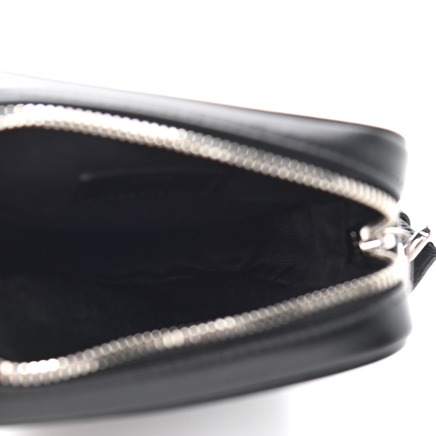 Christian Dior Calfskin Oblique Galaxy Perforated World Tour Messenger Pouch Black 5 of 11