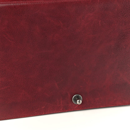 Chanel Chesterfield Quilted Large Celtic Boy Flap Red 9 of 14