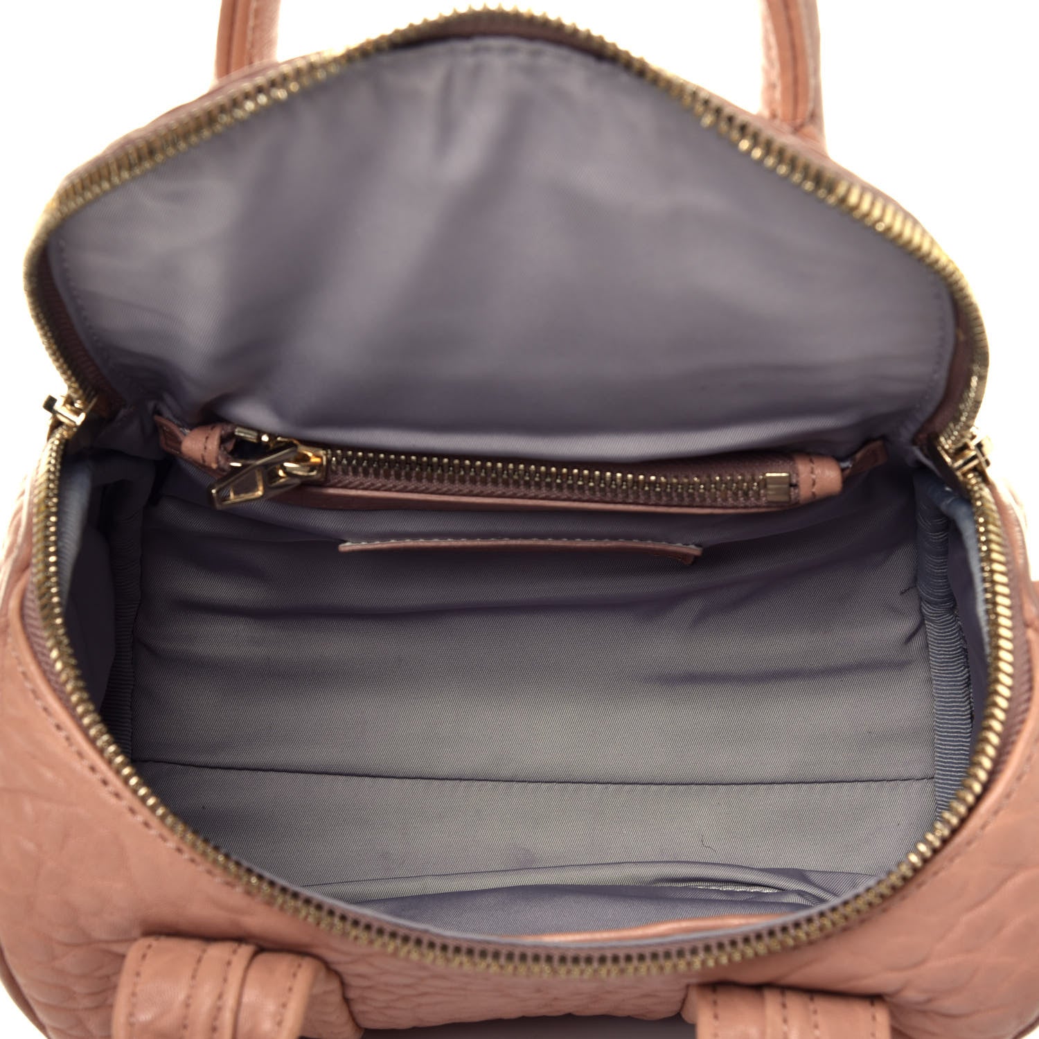 Alexander Wang Pebbled Lambskin Mini Rockie Latte Gold Hardware 5 of 9