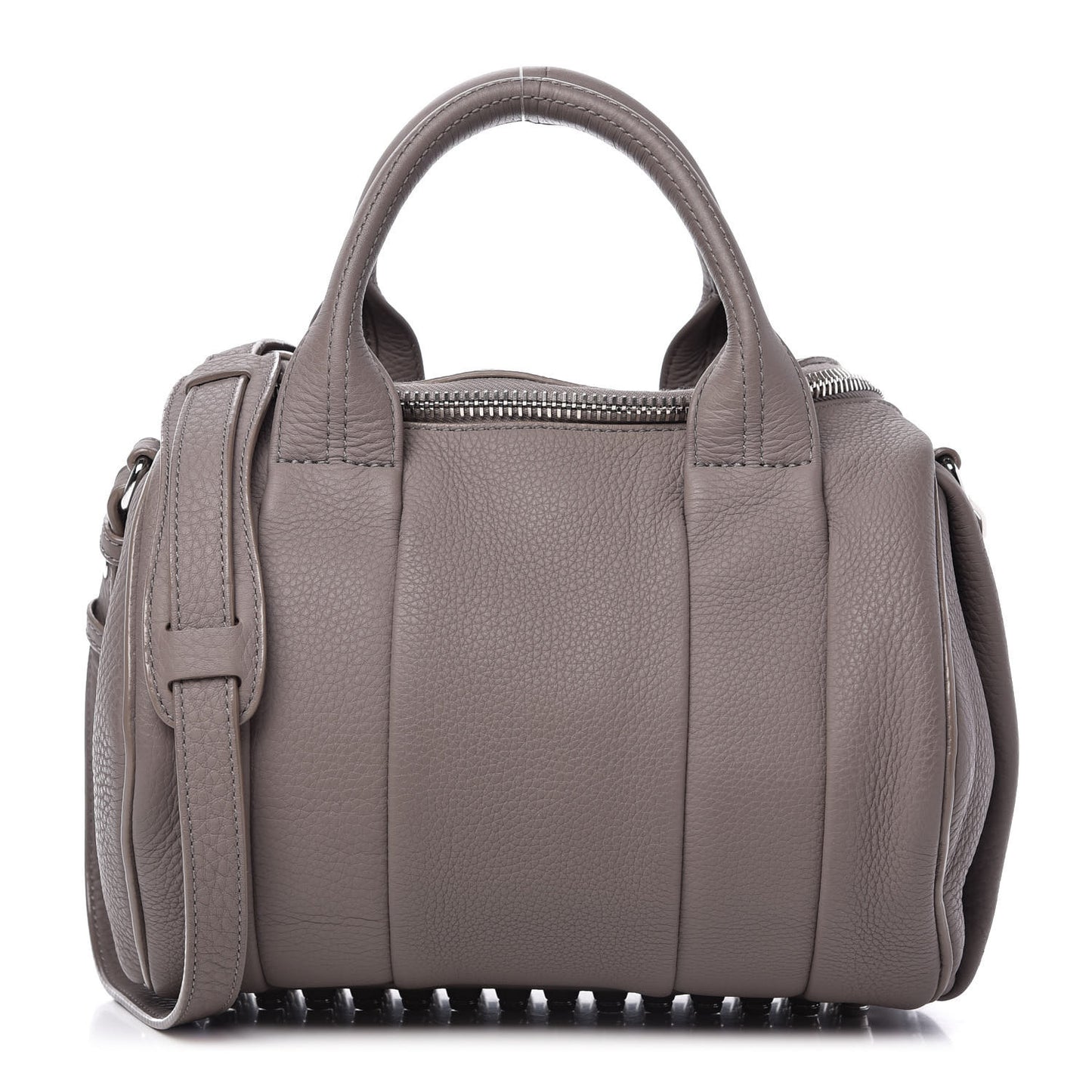 Pebbled Lambskin Rockie Mink Silver Hardware