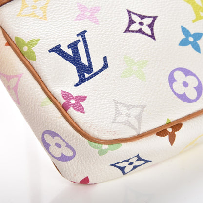 Louis Vuitton Monogram Multicolor Pochette Accessories White 8 of 11
