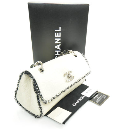 Chanel Lambskin Tweedy Flap Bag 3 of 8