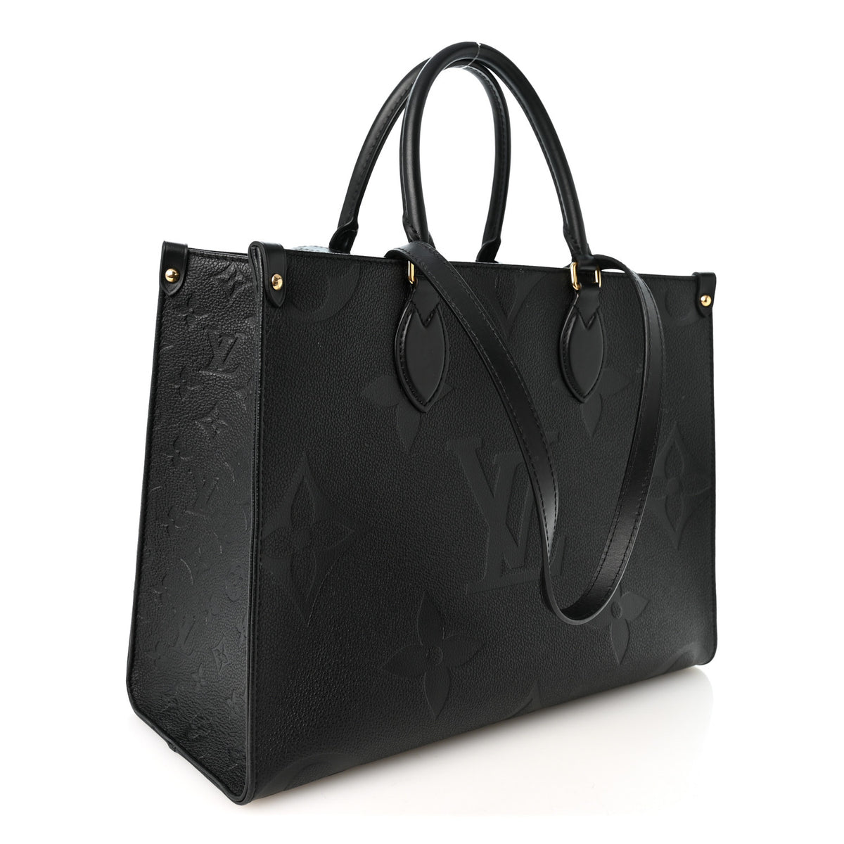 Louis Vuitton Empreinte Monogram Giant Onthego MM Black 3 of 9