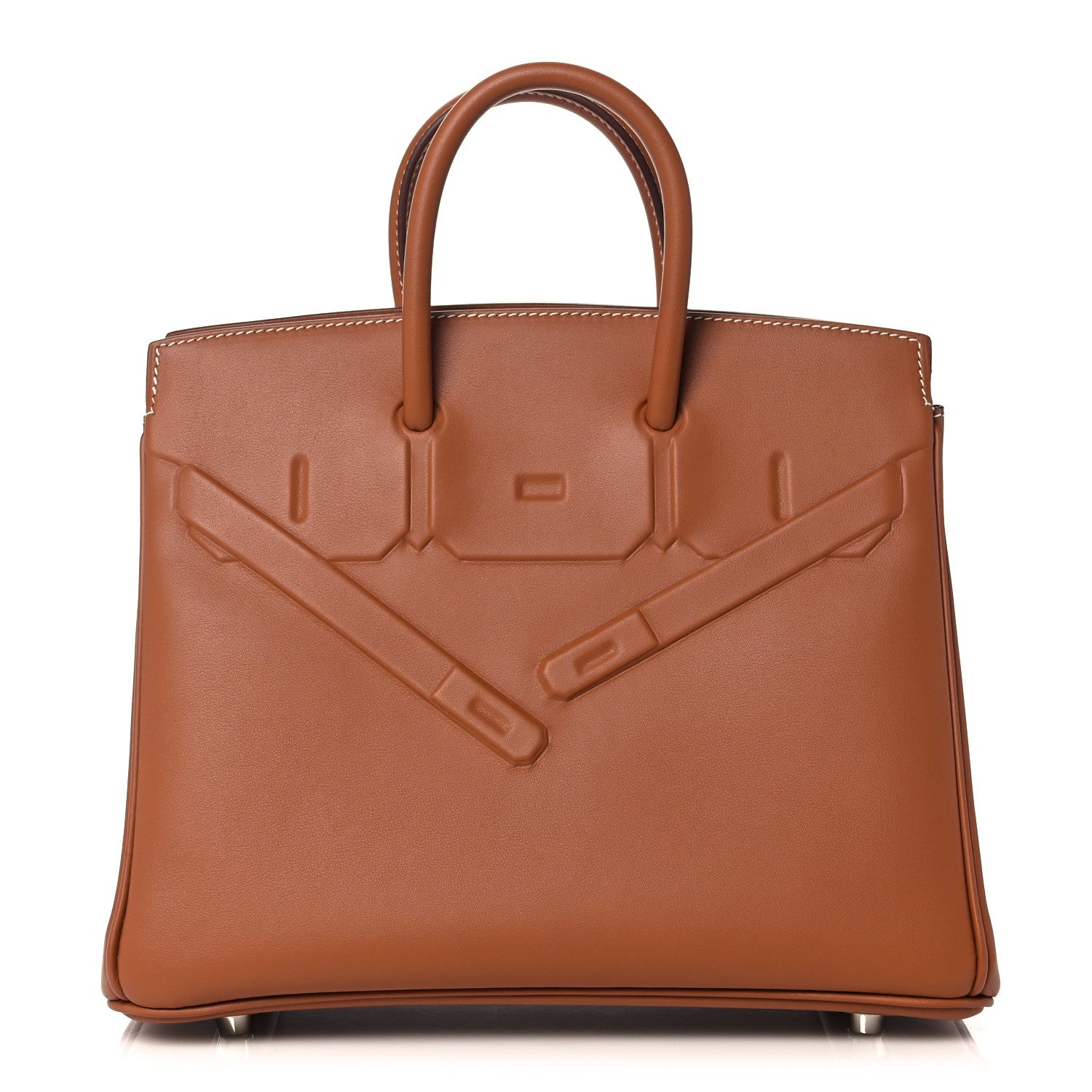 Hermes Swift Birkin Shadow 25 Gold 1 of 29
