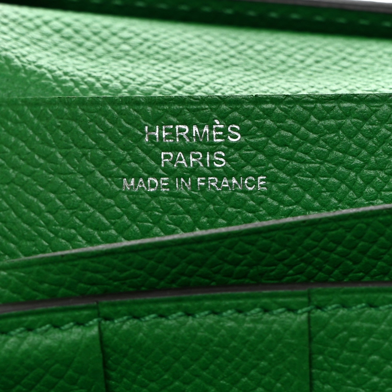 Hermes Epsom Bearn Gusset Wallet Bambou 6 of 7