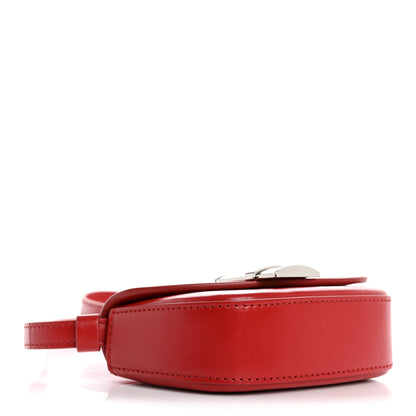 Salvatore Ferragamo Dappled Calfskin XS Fiamma Crossbody Flame Red 4 of 11