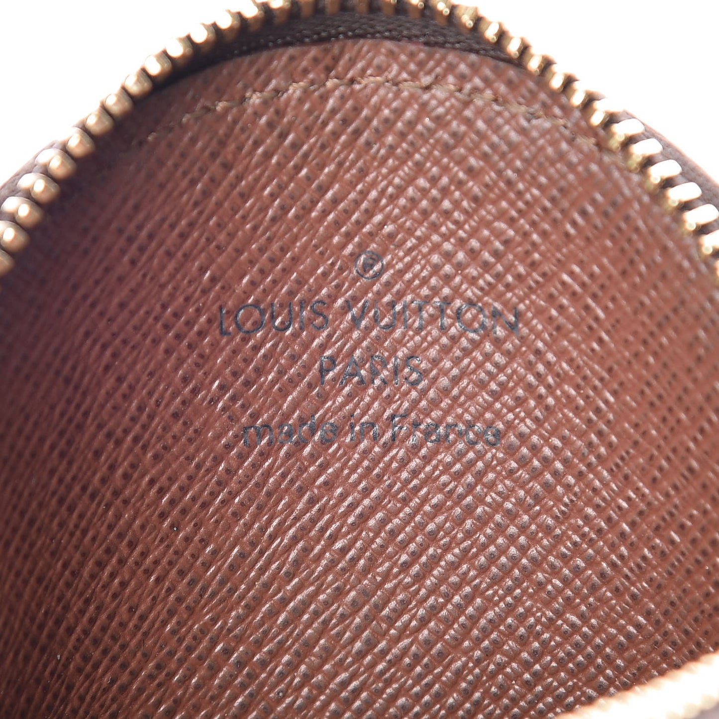 Monogram Round Coin Purse