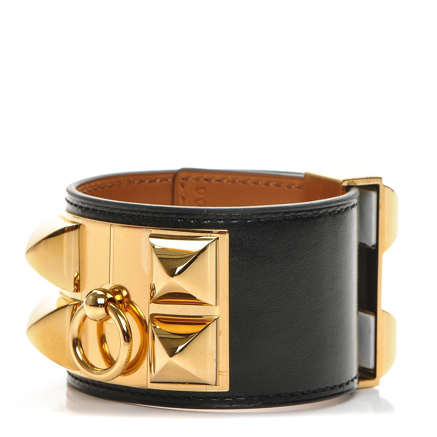 Hermes Box Collier de Chien CDC S Bracelet Black 1 of 6