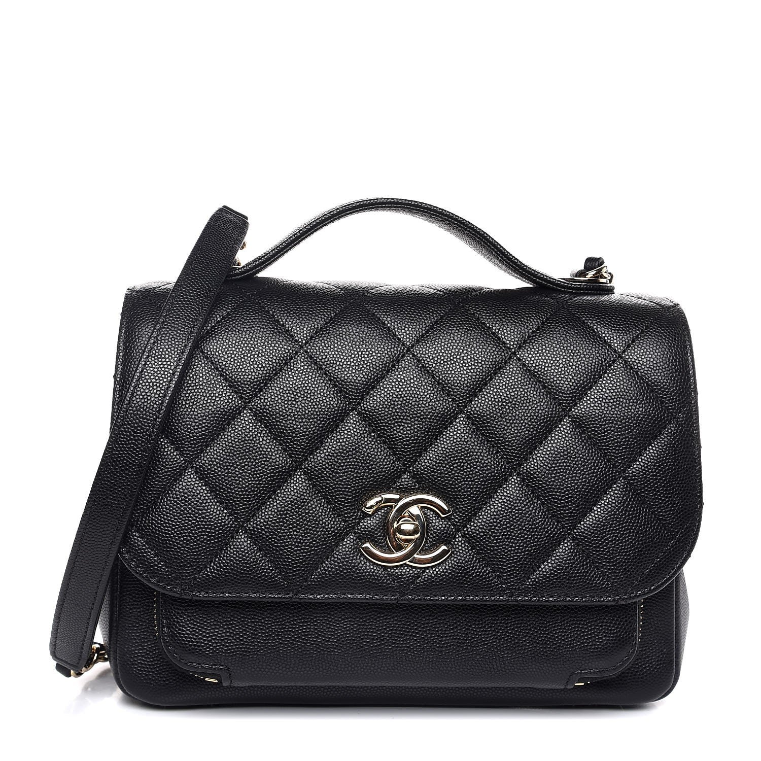 Chanel Caviar Quilted Medium Business Affinity Flap Black 1 of 8