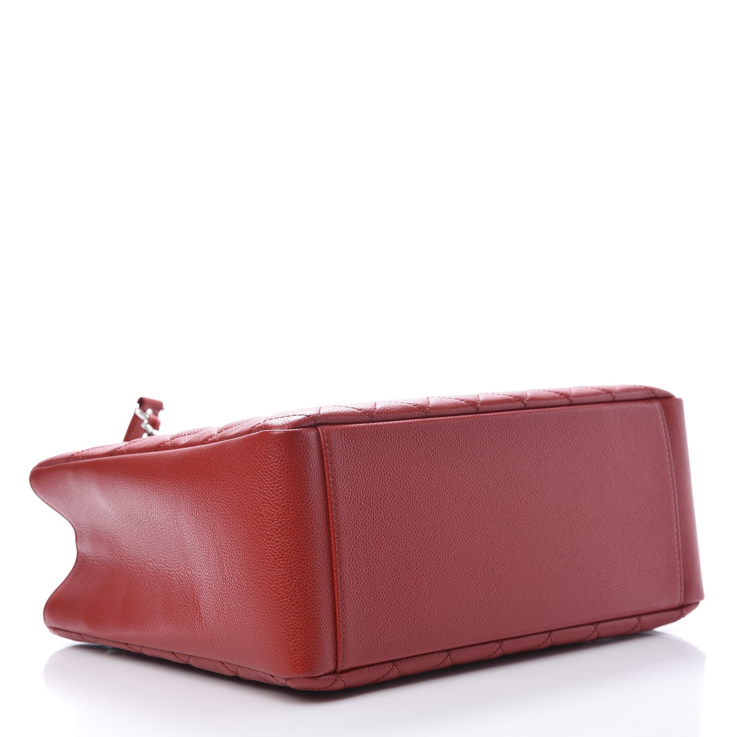 Chanel Caviar Quilted Grand Shopping Tote GST Red 4 of 11