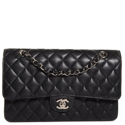 Chanel Caviar Quilted Medium Double Flap Black 1 of 8
