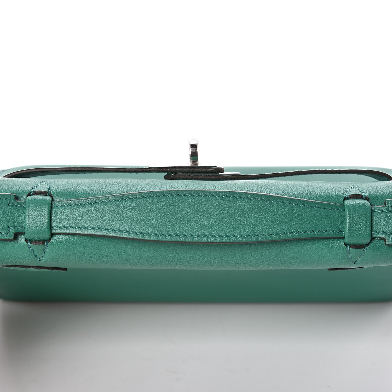 Hermes Swift Kelly Pochette Clutch Vert Vertigo 17 of 29