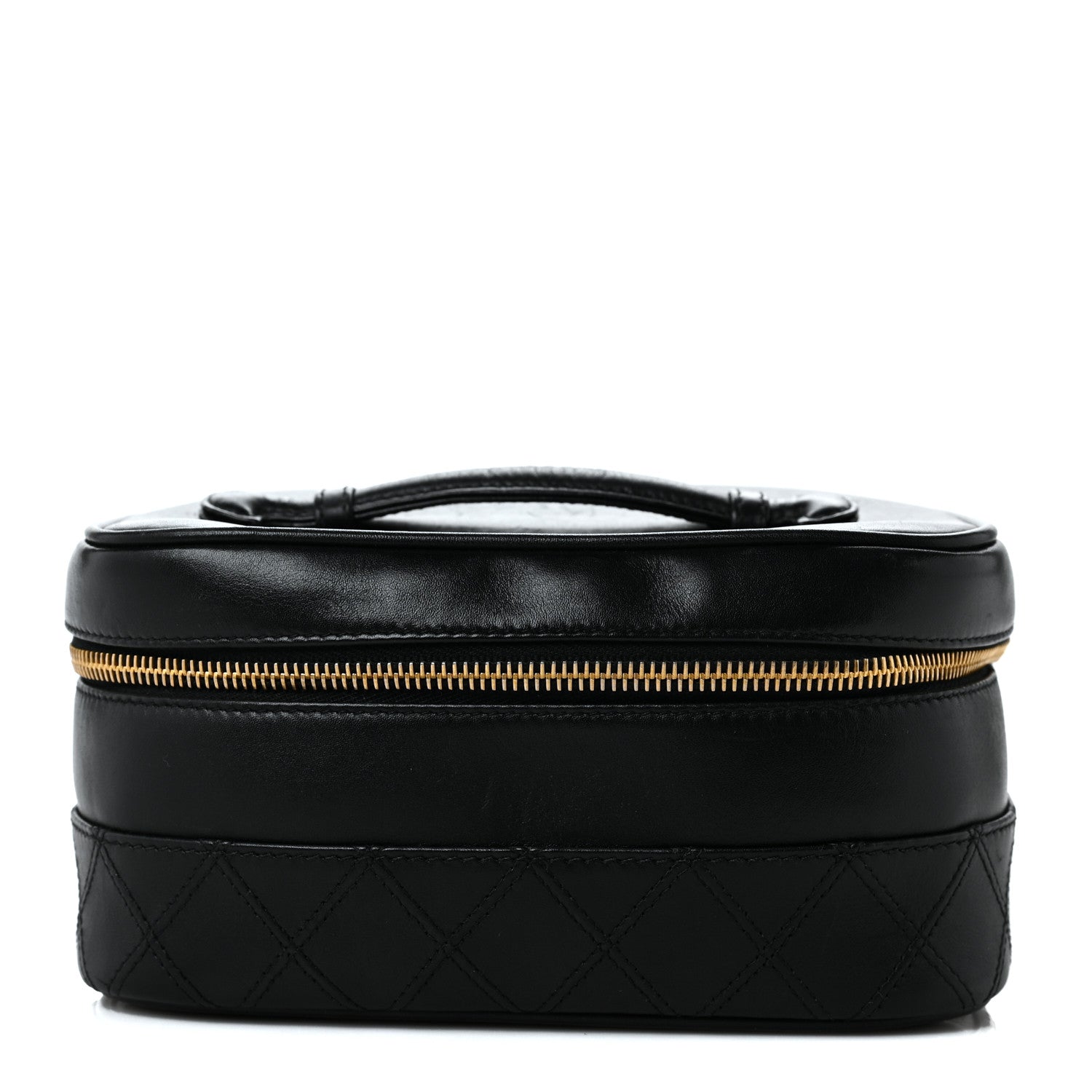 Chanel Lambskin Vanity Cosmetic Case Black 1 of 10