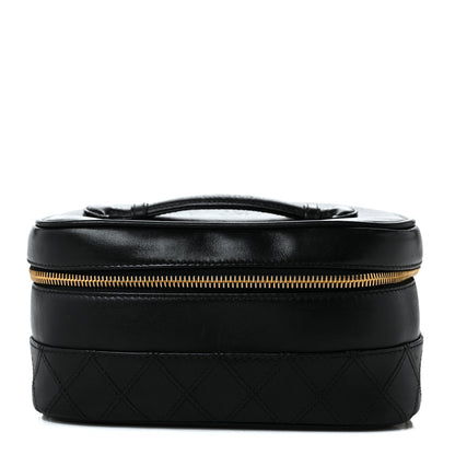 Chanel Lambskin Vanity Cosmetic Case Black 1 of 10