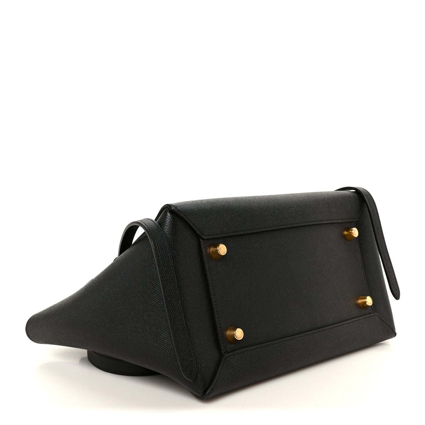 Grained Calfskin Mini Belt Bag Black