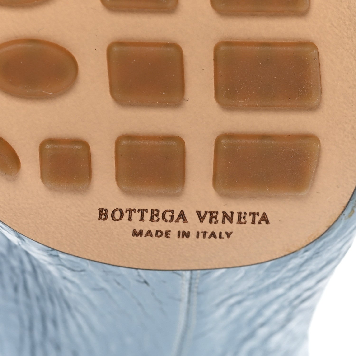 Bottega Veneta Crunch Calfskin Sharpei Pumps 37 Ice 7 of 9