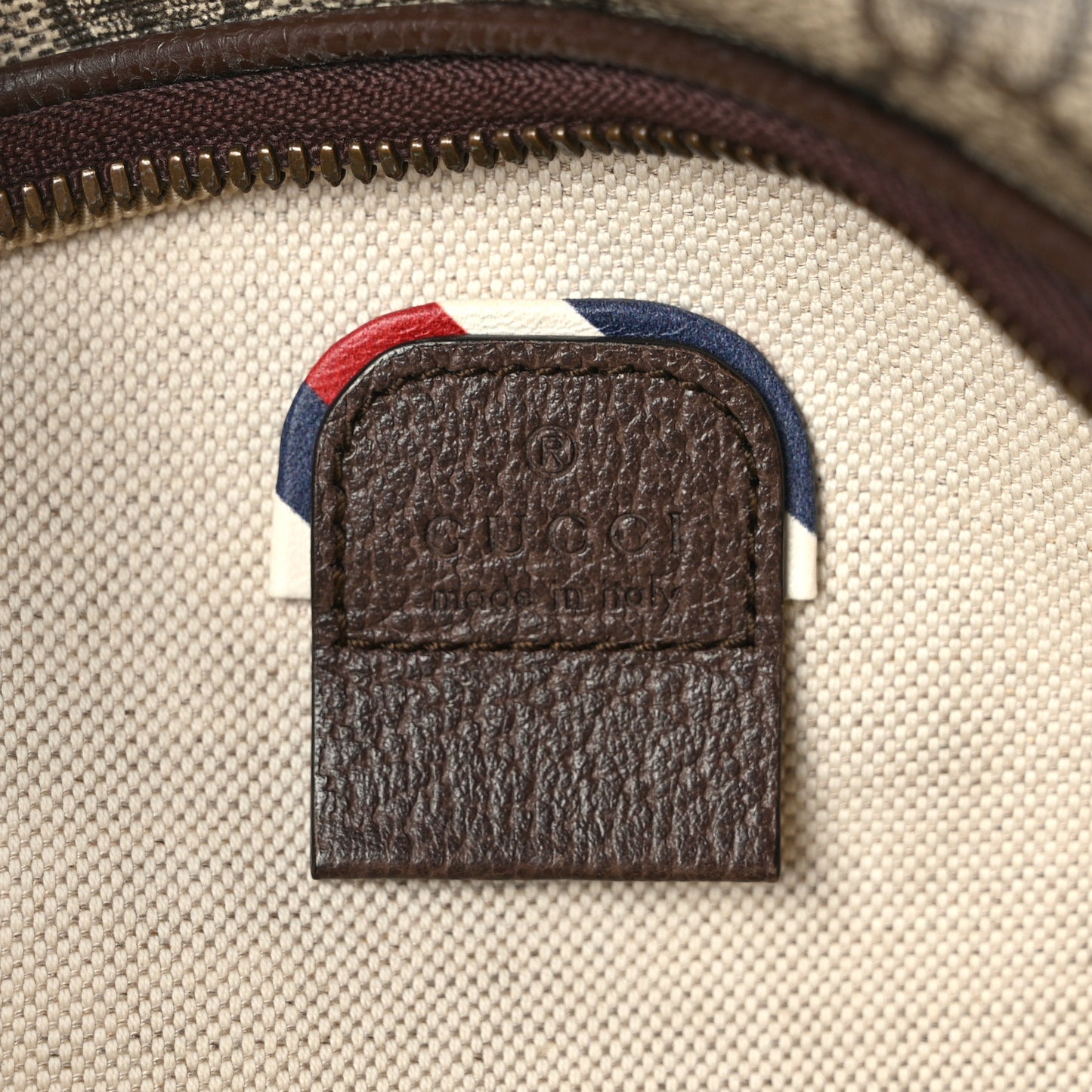 GG Supreme Monogram Courrier Belt Bag Beige New Acero