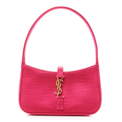 Saint Laurent Satin Le 5 A 7 Mini Hobo Guava Pink 1 of 11