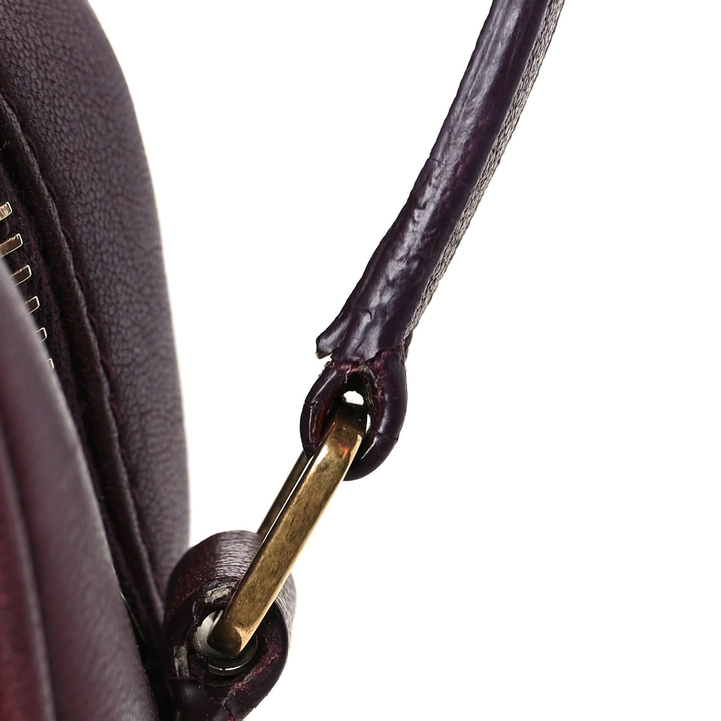 Lambskin Monogram Lou Camera Bag Burgundy