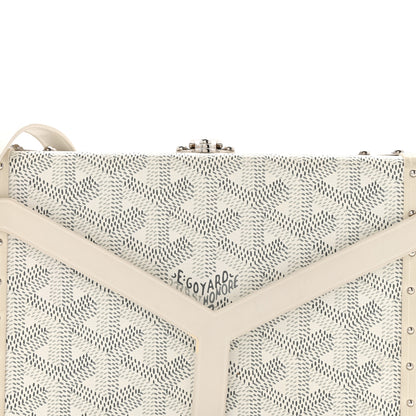 Goyard Goyardine Minaudiere Trunk Bag White 8 of 15