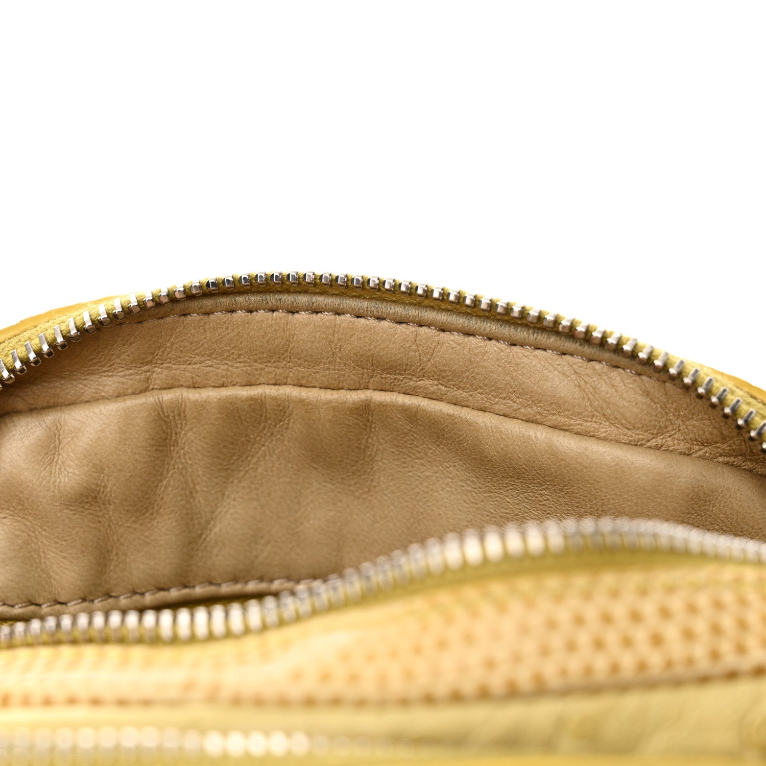The Row Ostrich Lizard Mini Twin Crossbody Bag Yellow 10 of 15
