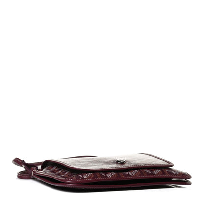 Goyard Goyardine Plumet Wallet Clutch Burgundy 4 of 12