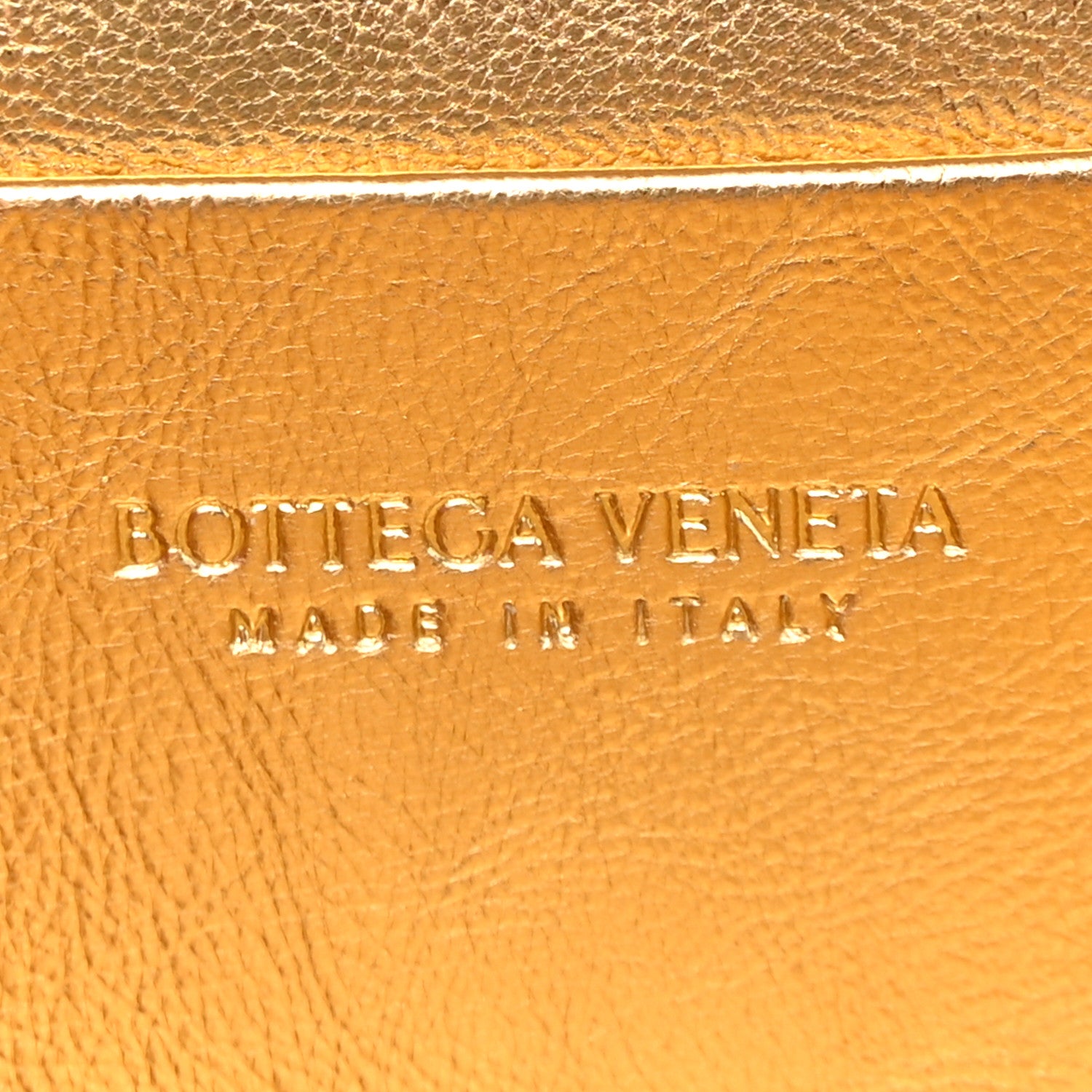 Bottega Veneta Metallic Intreccio Millefili Bang Bang Vanity Case Gold 6 of 11
