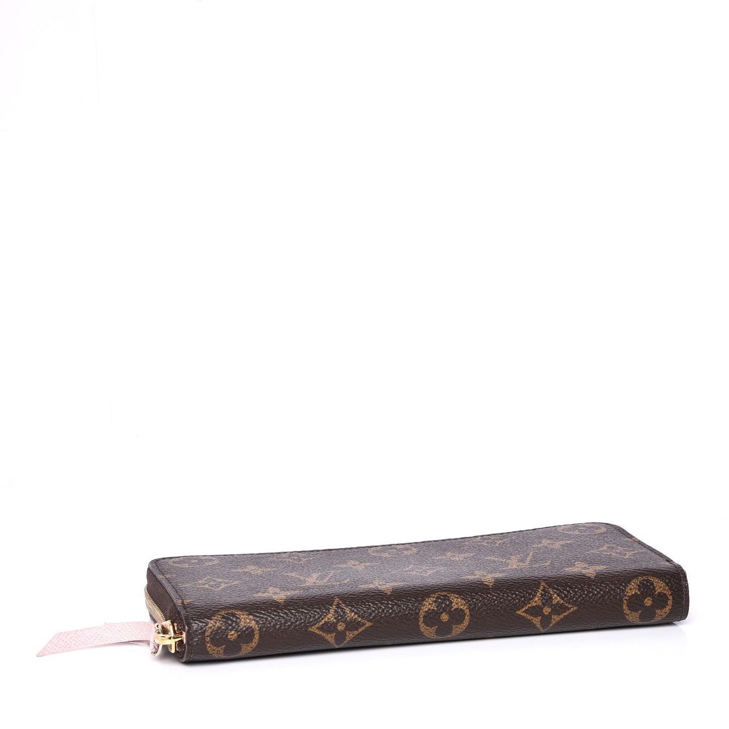 Monogram Clemence Wallet Rose Ballerine