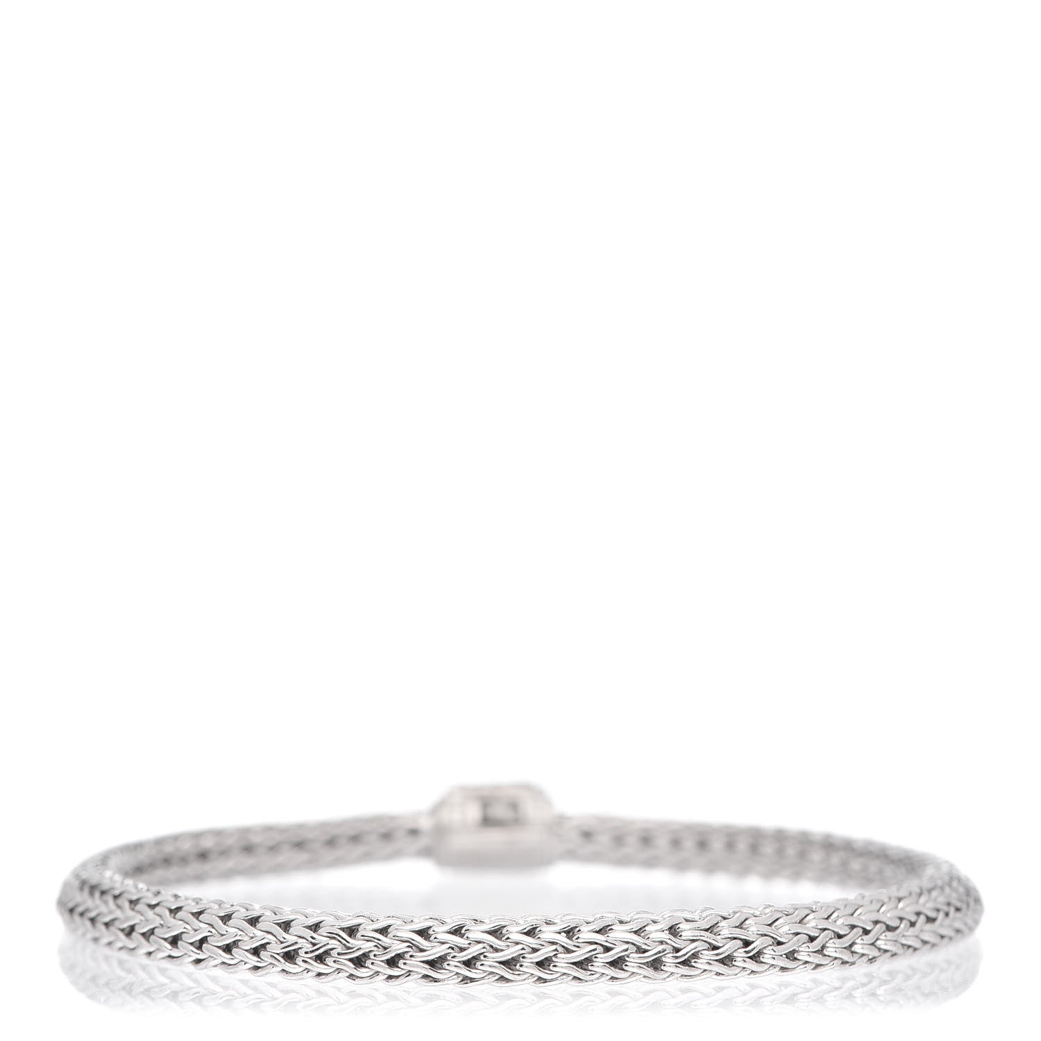 John Hardy Sterling Silver Blue Sapphire 5mm Classic Chain Bracelet 3 of 4