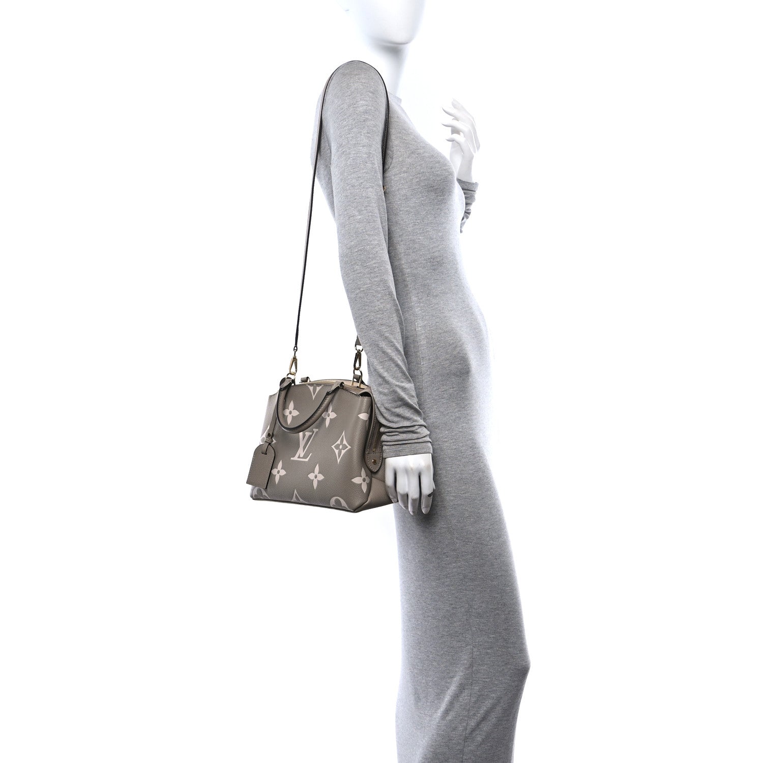 Louis Vuitton Empreinte Monogram Giant Petit Palais Tourterelle Creme 2 of 9