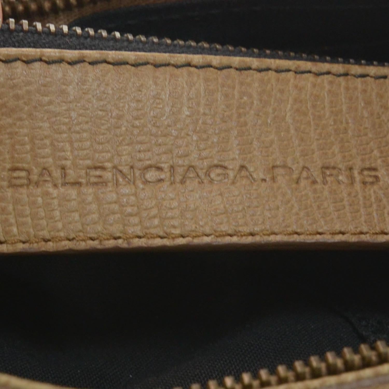 Balenciaga Agneau Lizard Embossed Classic Hardware Hip 6 of 7
