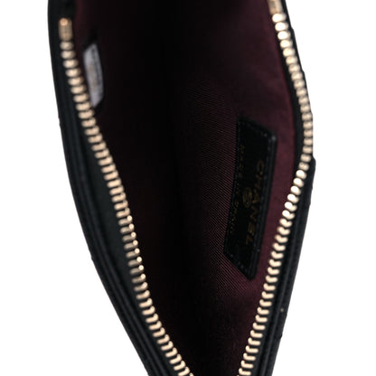 Chanel Caviar Quilted Flap Zip Card Holder Black 5 of 8