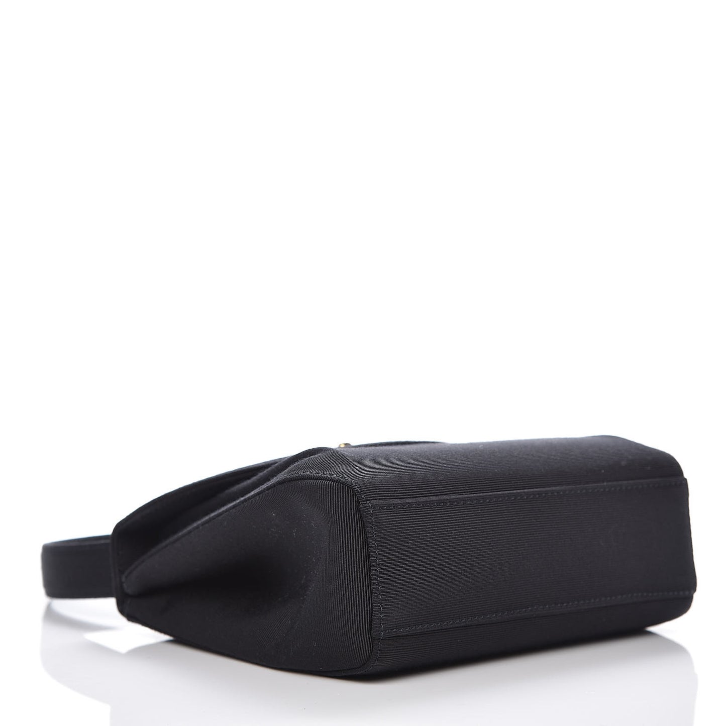 Grosgrain Mini Kelly Flap Bag Black