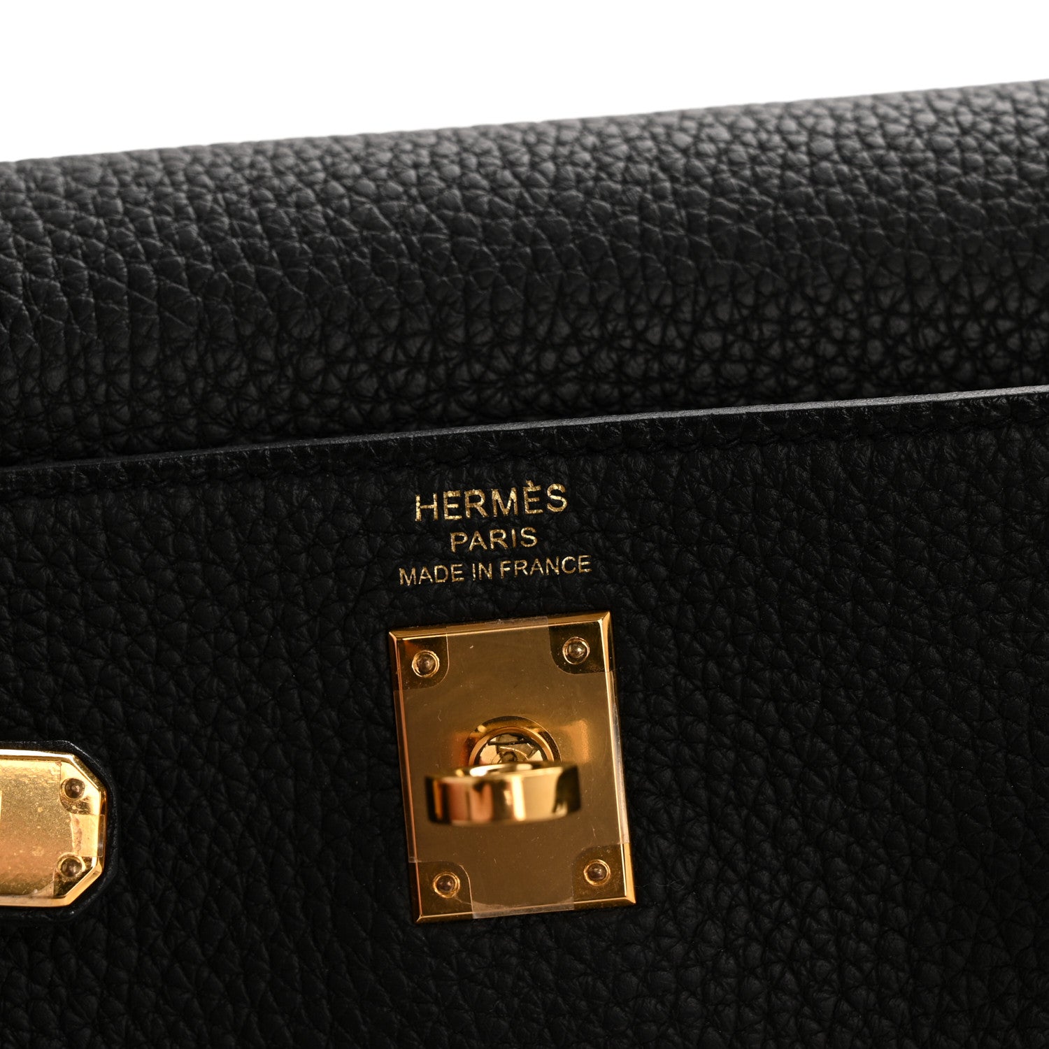 Hermes Togo Kelly Retourne 25 Black 6 of 12