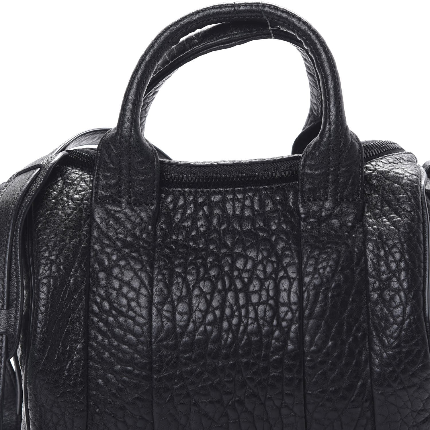 Alexander Wang Pebbled Lambskin Rockie Black Matte Black Hardware 9 of 12