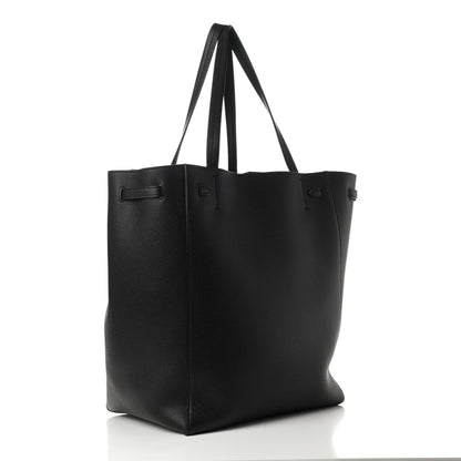 Celine Soft Grained Calfskin Medium Belt Cabas Phantom Black 3 of 10