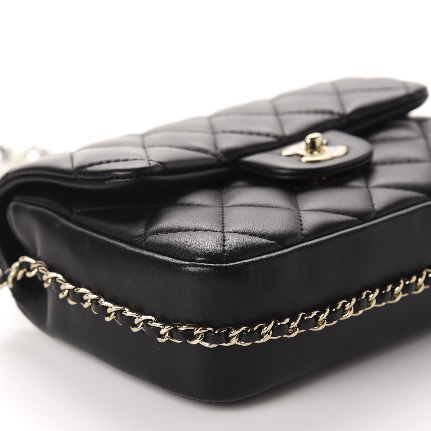 Chanel Lambskin Quilted Small My Precious Flap Black 6 of 11