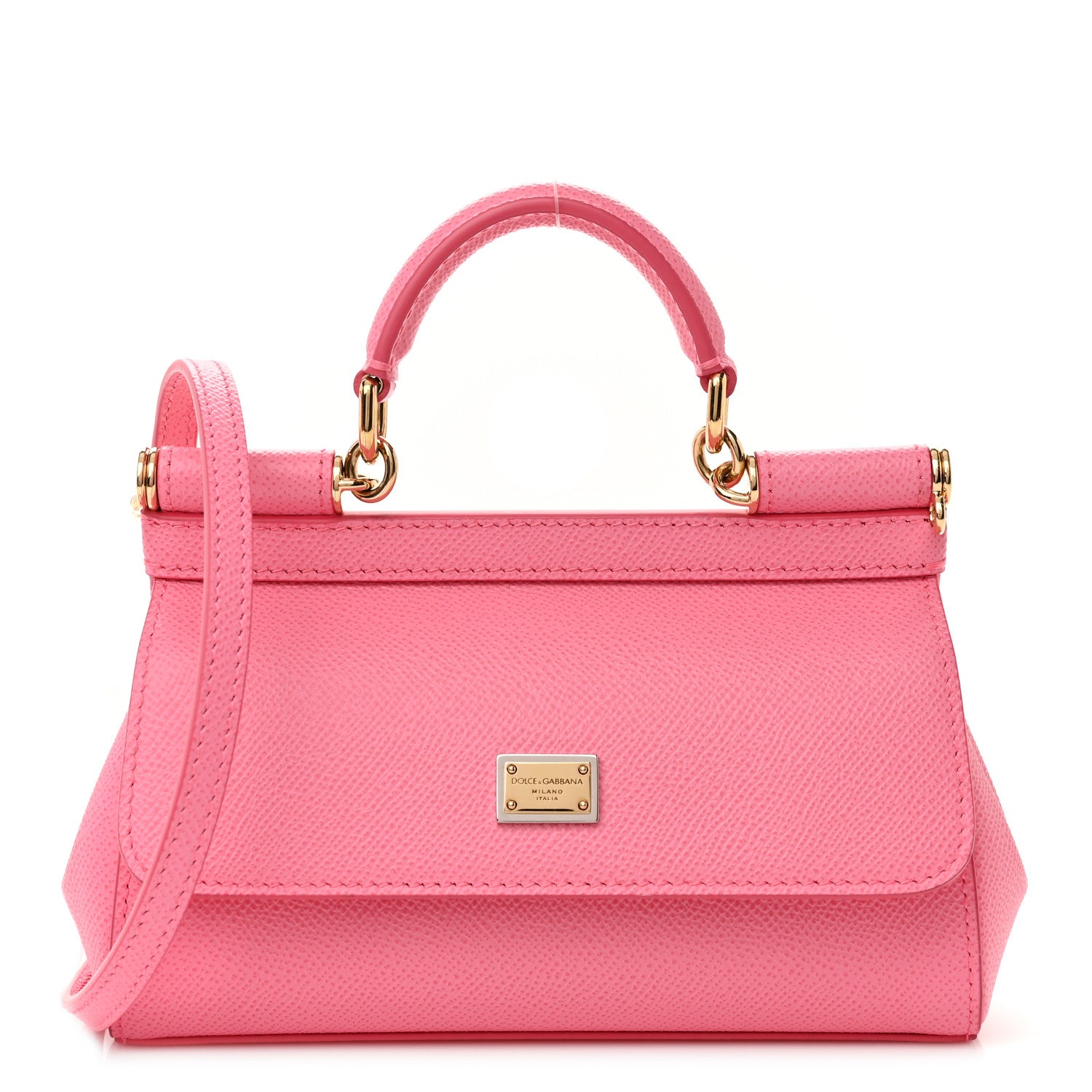 Dolce & Gabbana Dauphine Small Miss Sicily Handbag Pink 1 of 11