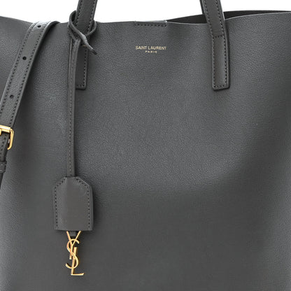 Saint Laurent Calfskin Toy Shopping Tote Earth Grey 8 of 13