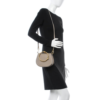 Chloe Calfskin Suede Small Nile Bracelet Bag Motty Grey 2 of 8