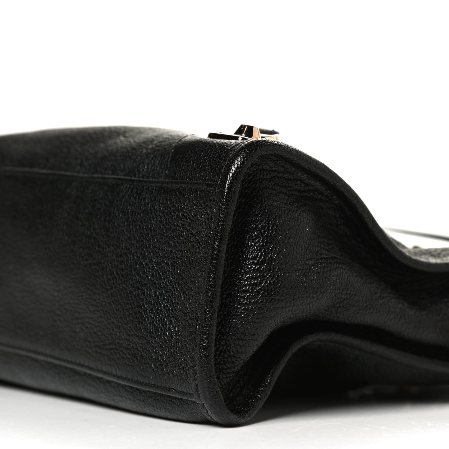 Chevre Gold Metallic Edge Hardware S City Black
