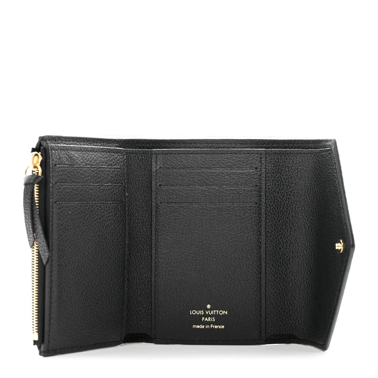 Empreinte Monogram Giant Victorine Wallet Black Beige