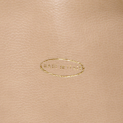 Chanel Lambskin Quilted Tote Beige 7 of 12