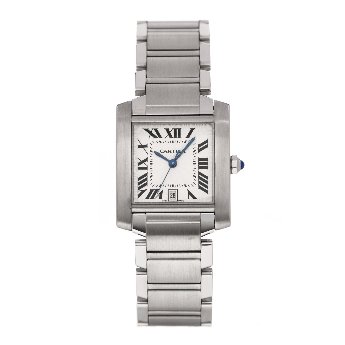 Stainless Steel 28mm Tank Francaise Automatic Watch