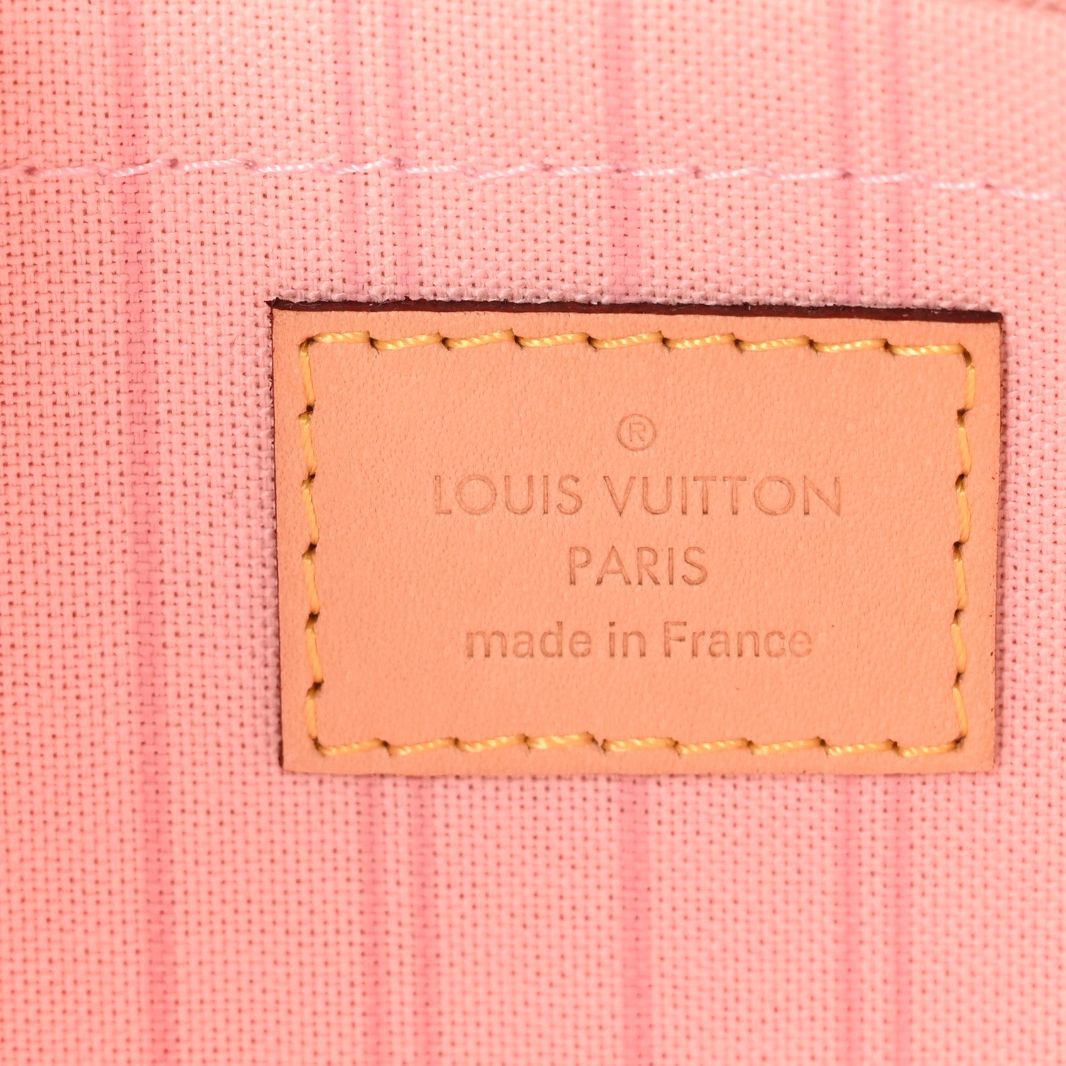Louis Vuitton Damier Azur Neverfull MM GM Pochette Rose Ballerine 6 of 7